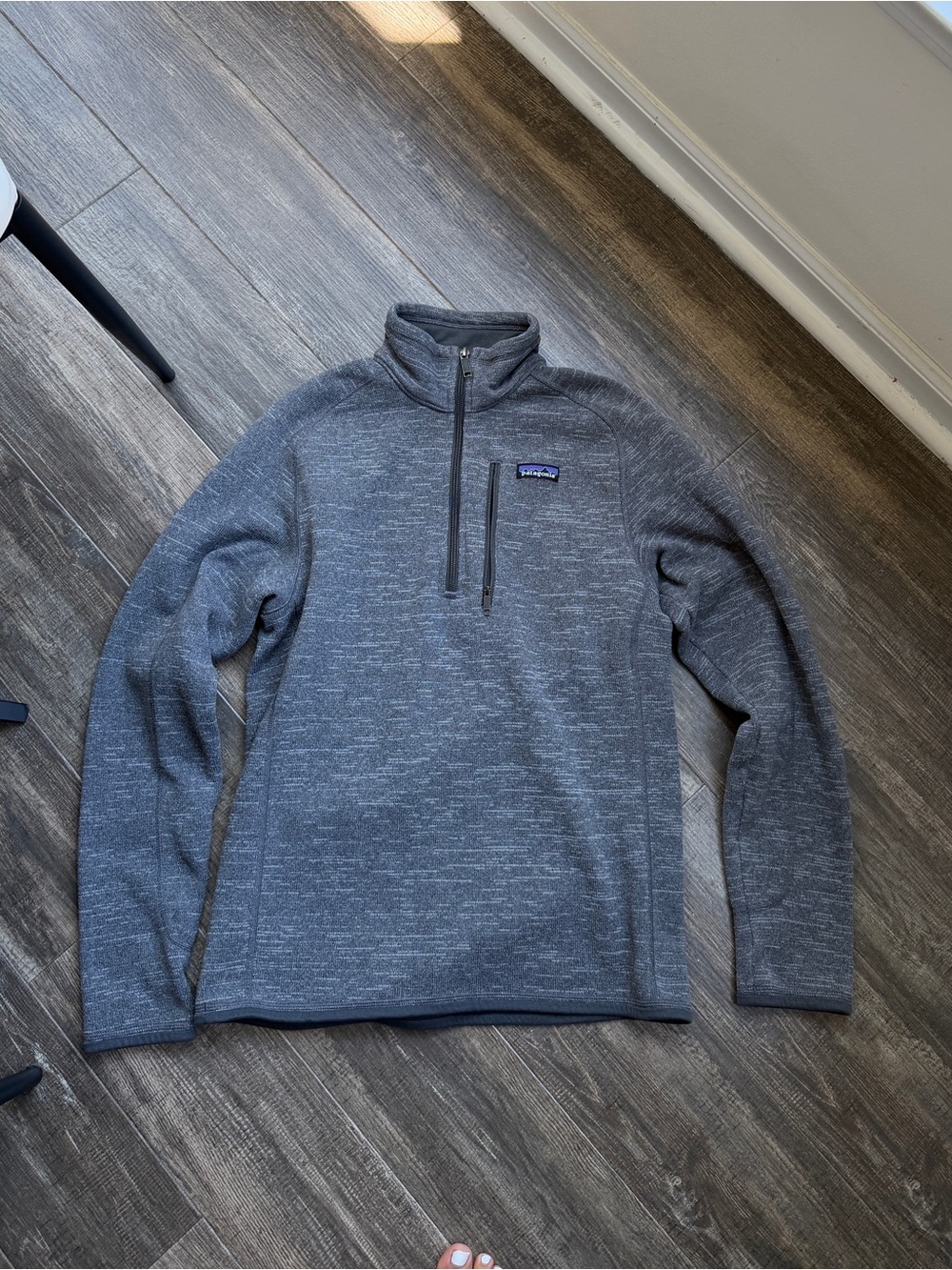 Patagonia zip up gray jacket S
